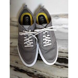 Cole Haan Men's Grandpro Rally Stormcloud Gray Canvas Court Sneaker SZ 10